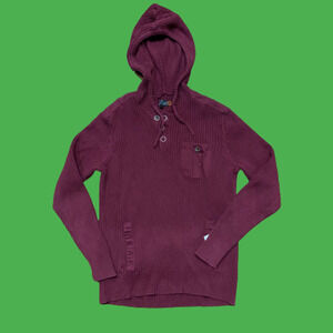 G by Guess Maroon Hoodie Sweater Men's Size Large